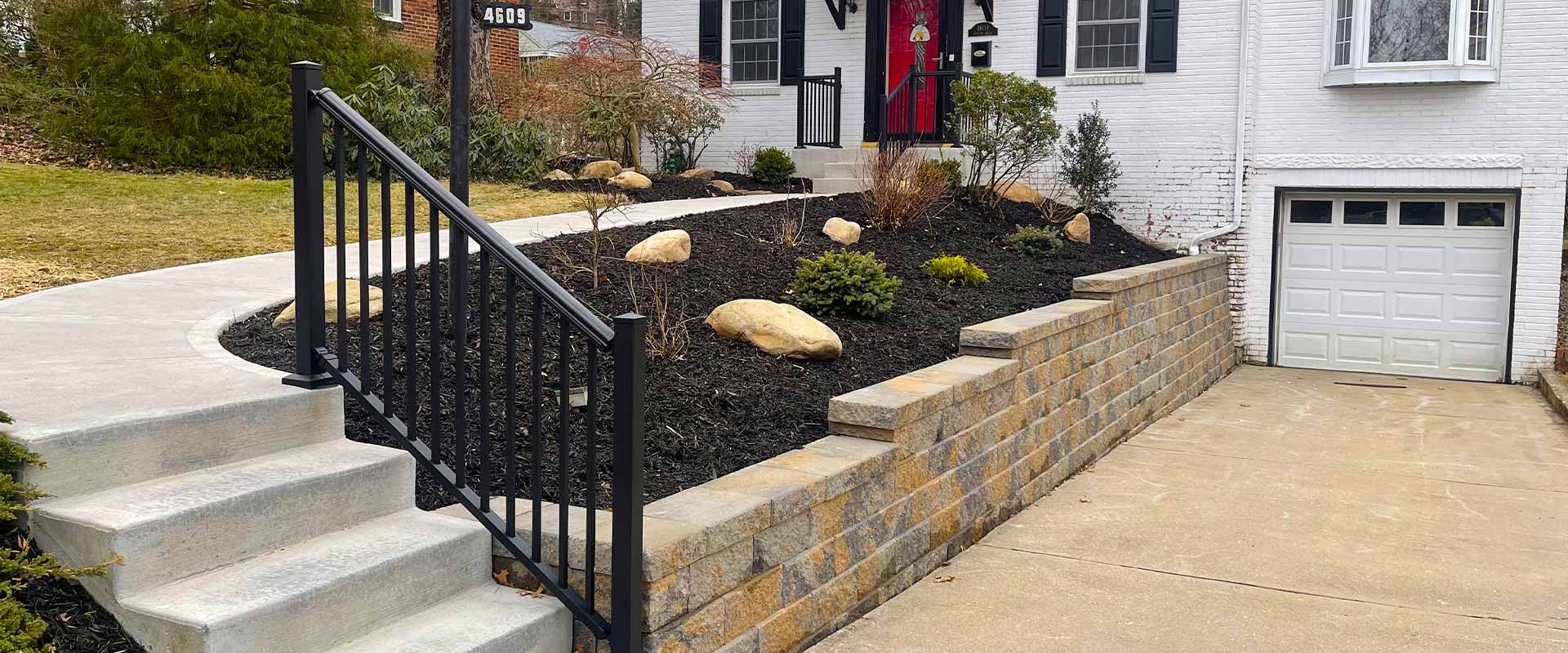 A great looking retaining wall