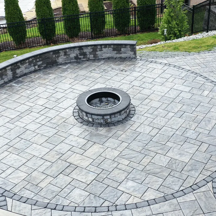 Custom paver patio installation in Pittsburgh South Hills