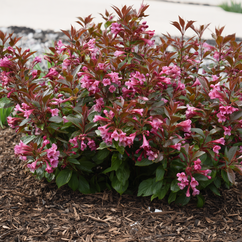 Spilled Wine Weigela shrub