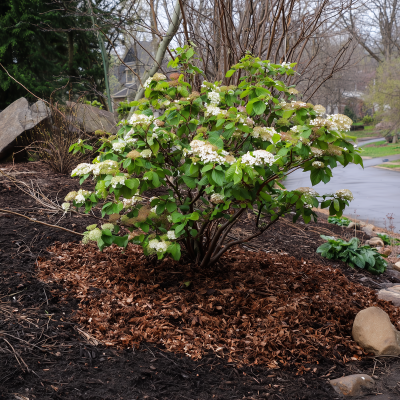 Viburnum shrub